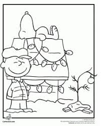 Charlie brown christmas coloring pages and clip art free and printable. A Charlie Brown Christmas Coloring Activity Grandma Ideas Christmas Colors Snoopy Christmas Coloring Pages