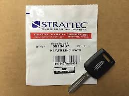 New Oem Strattec Lincoln Transponder Key Blank 80 Bit 164