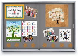 Framed cork boards & bulletin boards | corkboard.com. Indoor Enclosed Bulletin Board 6 X 4