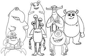 Color the number 12 coloring page. Coloring Page Monsters At Work All The Characters 12