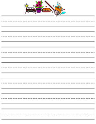 These templates include a page margin because most printers won't print to the extreme edge of the paper. 4 Best Free Printable Lined Writing Paper Kids Printablee Com