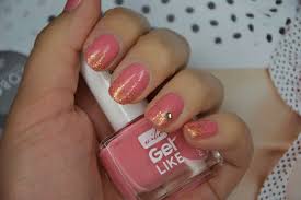 Brokatowe Ombre Eleganckie Paznokcie Mocca Morela