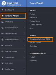 Șabloanele sunt ușor de completat, apoi pot fi printate sau salvate și trimise pe email. Receptie De La Furnizor Nir Prezentare Generala Smartbill Gestiune Ajutor