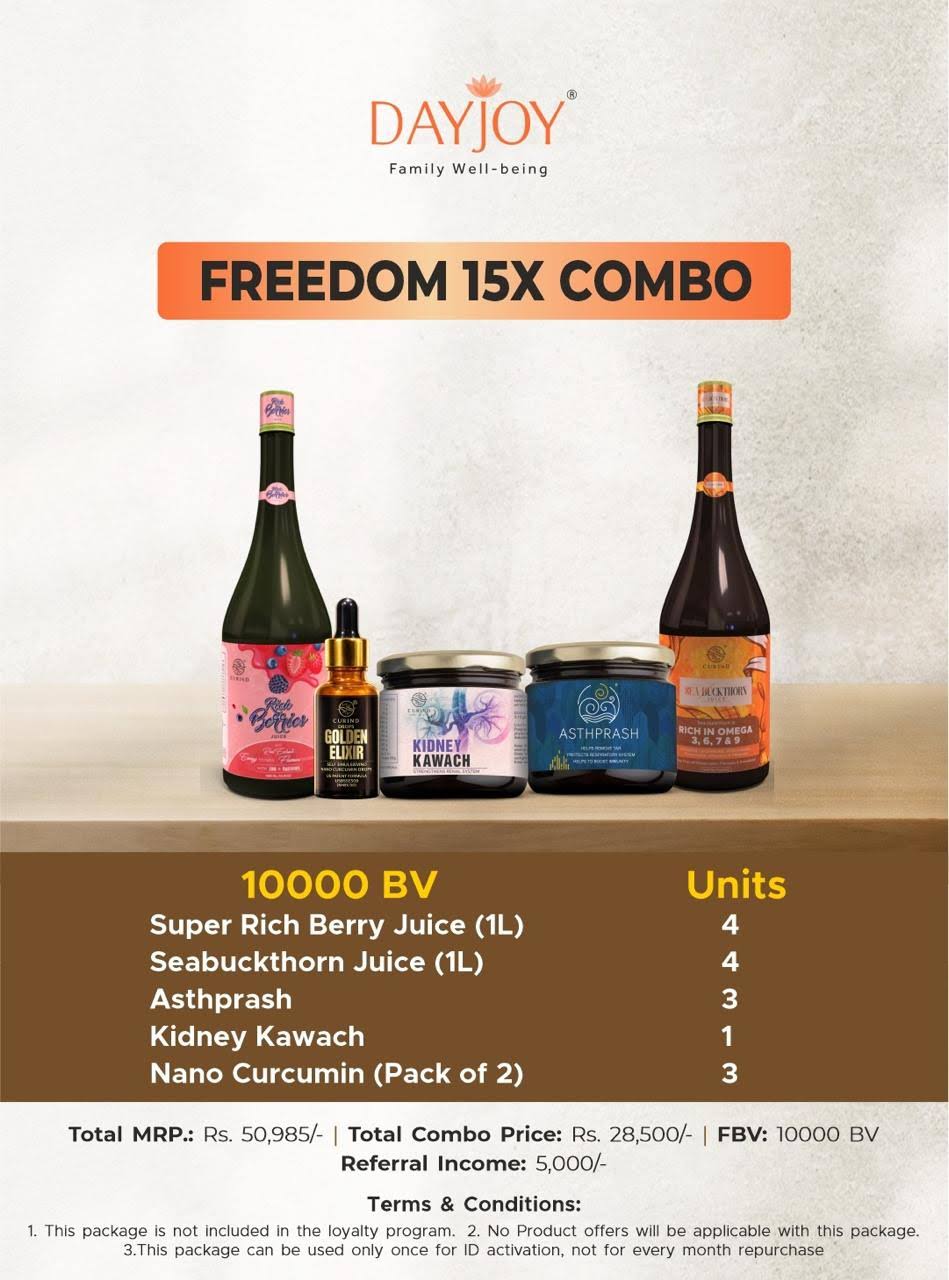 Freedom 15x combo product image