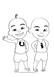 Demikian sajian kami semoga bermanfaat dan salam mewarnai gambar sambil belajar. Gambar Mewarnai Ipin Upin