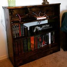 Charging Station Nightstand Bookshelf Ana White