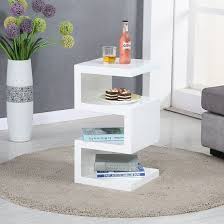 Trio Modern Side Table In White High Gloss Furniture In Fashion Decoracion De Interiores Dormitorios Matrimoniales Decoraciones De Interiores Dormitorios Mesas Para Sala