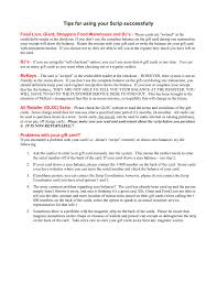 We do not accept electronic gift cards in our stores. Tips For Using Scrip