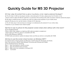 Maybe you would like to learn more about one of these? Wowoto M5 User Guide Manualzz