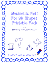 Shapes worksheets and online activities. Foldable 3d Shapes Free Printable Nets