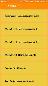 Here are some body parts names. Learn Spoken English Through Tamil Pour Android Telechargez L Apk