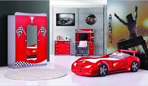 Das 3 Teilige Kinderzimmer Redcar Mit Autobett Schrank Und Schreibtisch Kinder Zimmer Kinderzimmer Kinderzimmer Mobel