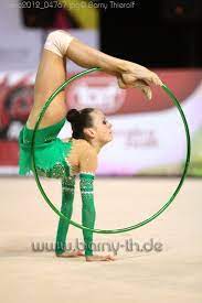 This is a light and easy to handle hoop cover. Rhythmic Gymnastics Hoop Promotions