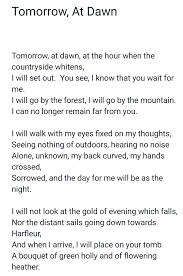 Poem By Victor Hugo After His Daughter And Her Husband Drowned Tragically Victor Hugo Wedding Quotes Quotes