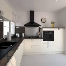 Cuisine Equipee Ivoire Bois Moderne Filipen Ivoire Mat Oskab Plan Cuisine Cuisine Moderne Cuisine Moderne Grise