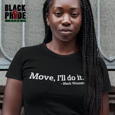 T Shirt With Black Woman