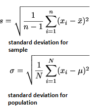 Standard Deviation Formula Calculate Standard Deviation