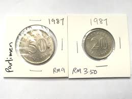 1987 Malaysia Parliament Coins Set 50 20 Sen Wang Syiling Lama Parlimen Duit Antiques Currency On Carousell