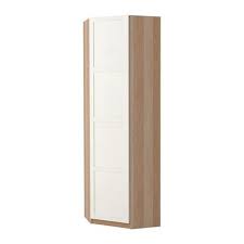 Here's a basic solution to get you started, and space for more interiors if you want to upgrade. Pax Wardrobe Corner 73 73x236 Cm White Stain Hemnes Under The Bleached Oak S39014666 Reviews Price Comparison