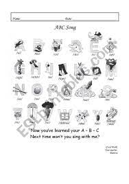 Instead, they download music to their. Abc Song Lyrics Esl Worksheet By Kita19