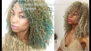 The biggest difference between toner and bleach is their chemical composition. How To Bleach Naturally Curly Hair Without Damage Youtube