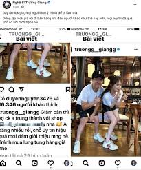 Về phía trường giang, anh đã có một buổi lễ sinh nhật do các fan tổ chức. TrÆ°á»ng Giang Bá»©c Xuc Vi Xuáº¥t Hiá»‡n Trang Instagram Giáº£ Máº¡o Dung Hinh áº£nh Gáº§y Go Cá»§a Nha PhÆ°Æ¡ng Ä'á»ƒ Quáº£ng Ba Thuá»'c Giáº£m Can