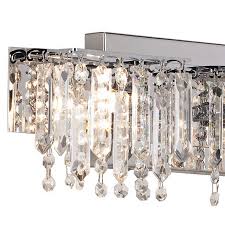 Possini euro crystal strands 15 3/4 wide drum ceiling light. Possini Euro Crystal Strand 25 3 4 Wide Chrome Bath Light R6824 Lamps Plus
