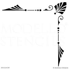 Find deco silhouette from a vast selection of antiques. Art Deco Stencils Modello Designs