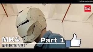 Spider man suit captain america shield price ($) any price under $25 $25 to $100 $100 to $250 over $250 custom. Cardboard Iron Man Part 1 Helmet Template Pdf How To Youtube