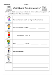 French How Old Are You Quel Age As Tu Et C Est Quand Ton Anniversaire Worksheets Learn French French Teaching Resources French Worksheets