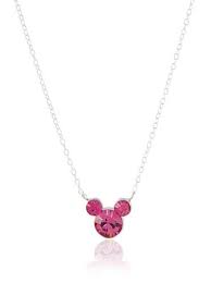 57 Off Disney Sterling Silver Mickey October Birthstone Necklace Mickey Mouse Necklace Disney Necklace Mickey Mouse Jewelry