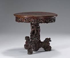Dragon Table Antique Decor Carved Table Victorian Furniture