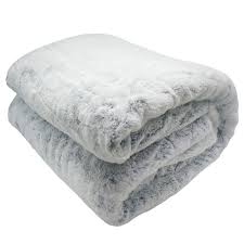 Enjoy free shipping on most stuff, even big stuff. Faux Fur Bed Throw Blanket Super Soft Warm Fluffy Dark Gray Blankets King Size Ebay