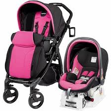 Peg Perego Book Plus Viaggio Travel System Fuschia Peg Perego Stroller Stroller Peg Perego
