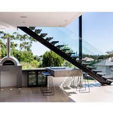 Werkzeug und baumaterial für profis und heimwerker. Interior Iron Stairs Modern Wood Glass Railing Stairs Buy Iron Outdoor Stairs Wrought Iron Handrails Outdoor Stairs Wood Stair Edging Product On Alibaba Com