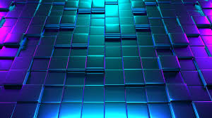 Neon 3d Cubes 4k Wallpaper Iphone Neon Neon Wallpaper Free 3d Wallpaper