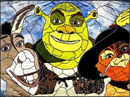 Stained Shrek Large Shrek Stained Glass Art Contest