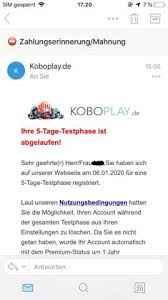 Da mir die zeit auf den nägeln brennt würde ich gerne die antwort per email schicken ist das rechtlich möglich oder ist es besser wenn ich das schreiben per einschreiben mit rückschein versende. Email Mit Mahnung Von Koboplay Computer Geld E Mail