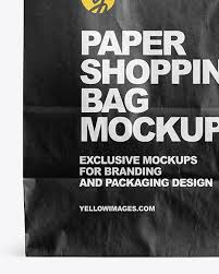 Download Paper Shopping Bag Mockup In Bag Sack Mockups On Yellow Images Object Mockups PSD Mockup Templates