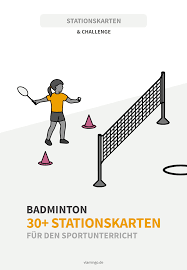 A badminton set is equipped with everything you need to start a match with your friends. 33 Badminton Stationskarten Fur Den Sportunterricht Federball