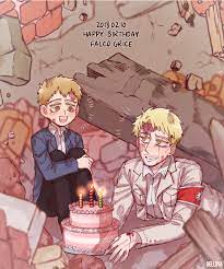 The Other Side Happy Birthday Falco Attack On Titan Funny Attack On Titan Fanart Attack On Titan Anime