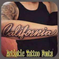 Tattoo by mark at artistic impressions tattoo studio in katy, texas. Artistic Tattoo Fonts Ideas Pour Android Telechargez L Apk