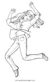 Topmodel 53 Gratis Malvorlage In Menschen Topmodel Ausmalen