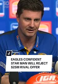 Eagles Coach Confident Harley Reid Will Stay Despite $25M Offer