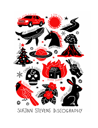 Sufjan Stevens Discography Posterspy Sufjan Stevens Picture Collage Wall Seven Swans