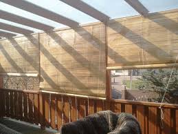 bamboe rolgordijn als zonwering voor huis of tuinhuis veranda gordijnen gordijnen tuin veranda