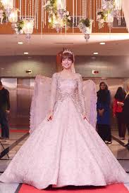 Amar Baharin And Amyra Rosli S Fairytale Wedding Bridesmaid Dresses Princess Wedding Gown Colored Wedding Dresses