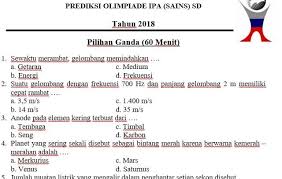 Maybe you would like to learn more about one of these? Contoh Soal Olimpiade Ipa Smp 2019 Peranti Guru