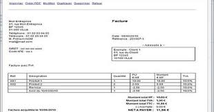 Facture Modele Pro A Telecharger Modele Facture Modele De Facture Gratuit Logiciel Comptabilite