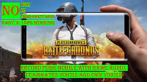 How To Record Pubg Mobile Any Android Game With Audio Youtube